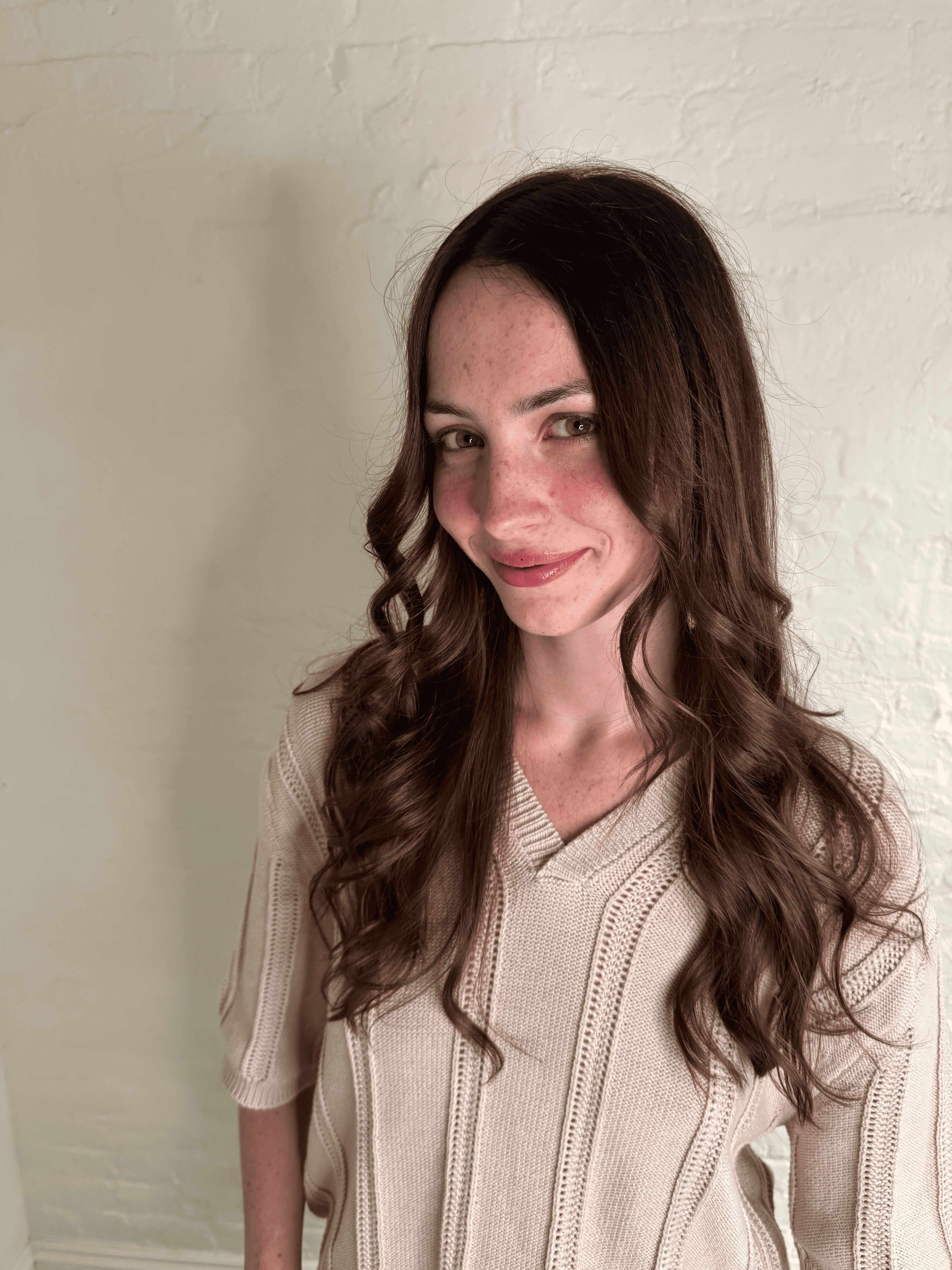 Salon hair look