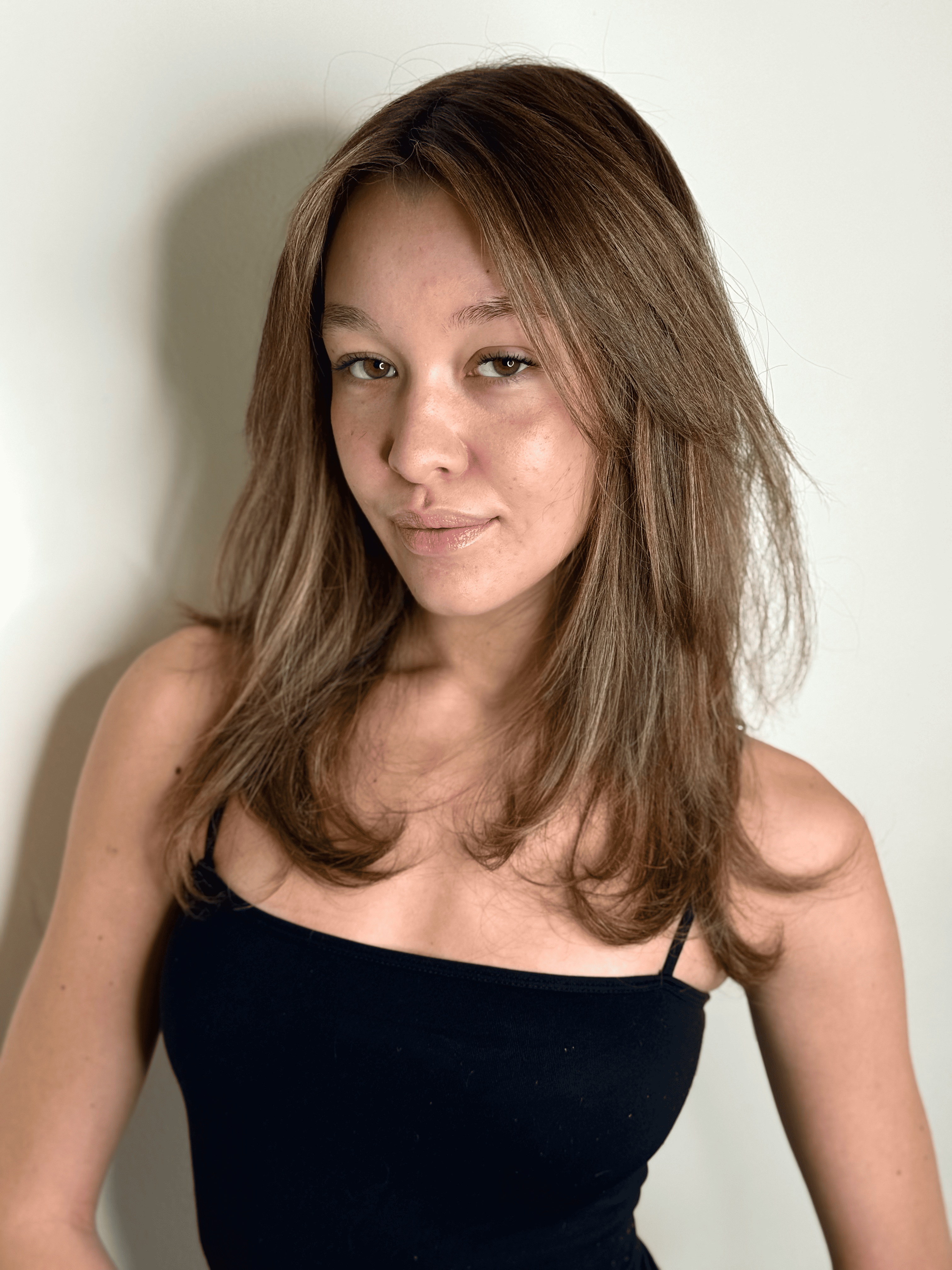 Salon hair look