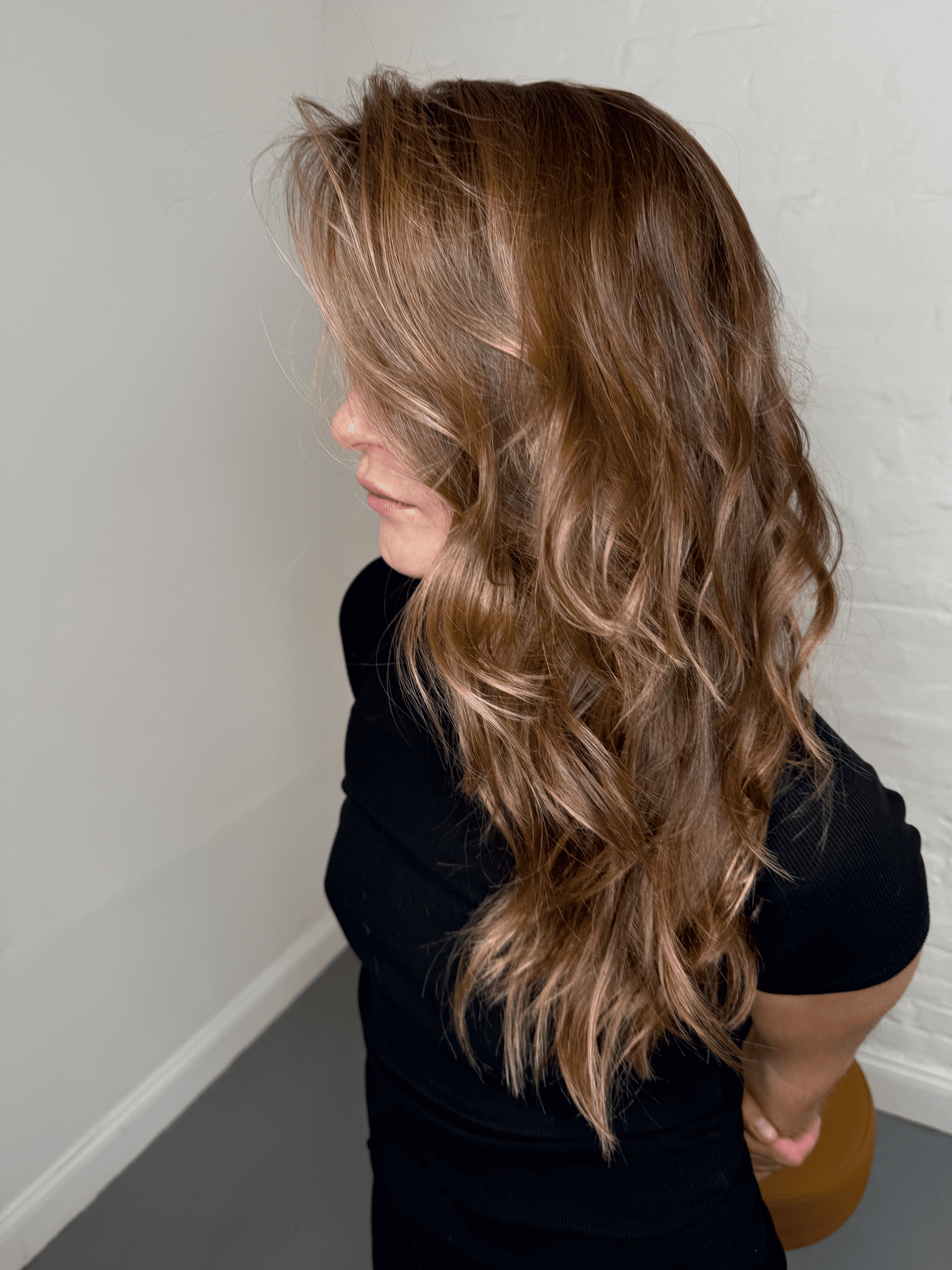 Salon hair look